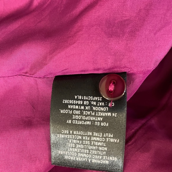 Anthropologie HD in Paris Corduroy halter dress with sweetheart neckline. - Picture 15 of 15